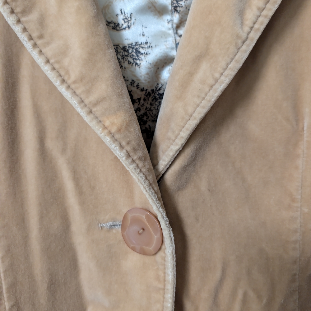 BKE Tan Jacket with Patterned Lining - Picture 4 of 7